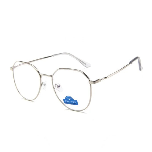 Polygon Metal Anti Blue Light Blocking Glasses